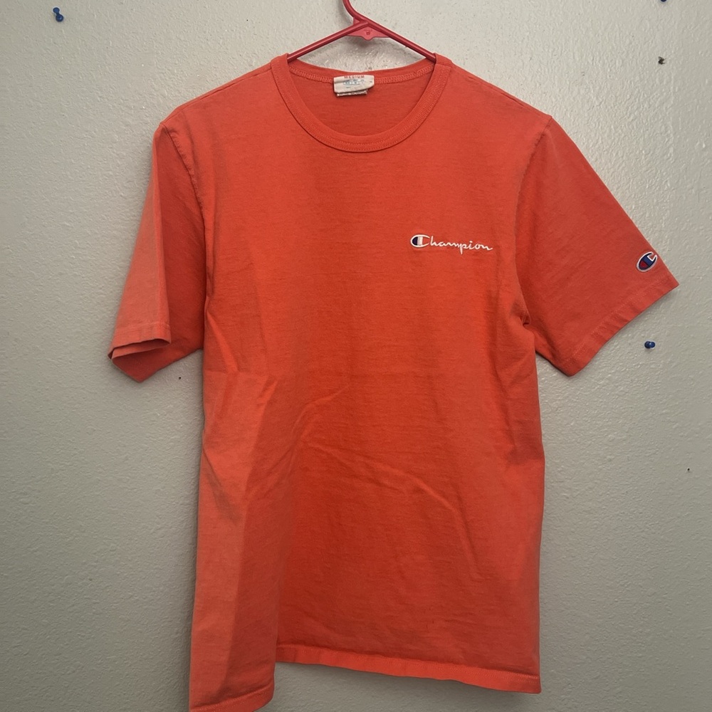 Champion Men's salmon Tee